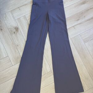 Athleta Flare Leggings with pockets - Dark Gray